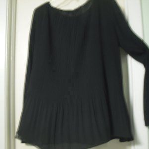 Black winter blouse